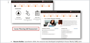 Capella Self Assessment Web Page